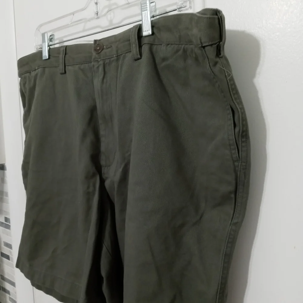 Land's End Men's Traditional Fit plain Front Cargo Shorts 4 Pocket New